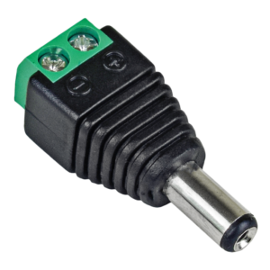 Захранващ конектор с болт BRAVAS 12v,2,1/5,5mm Мъжки