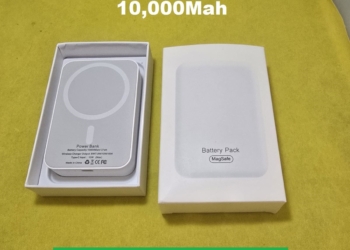 Външна батерия Wireless MagSafe 10.000 mAh, съвместима с iPhone 12-15 Pro и Android, Power Bank , преносима